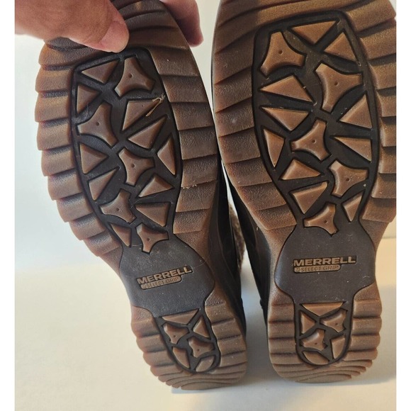 MERELL Women's Bungee Cord Performance Waterproof Olive Green Winter Boots Sz. 7 - Picture 8 of 8